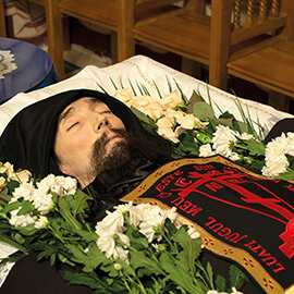 Înainte de slujba înmormântării, 20 ianuarie 2014
